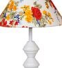 Multicolour Shade Table Lamp With Metal Base