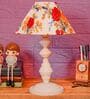 Multicolour Shade Table Lamp With Metal Base