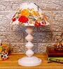 Multicolour Shade Table Lamp With Metal Base