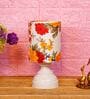 Multicolour Shade Table Lamp With Metal Base