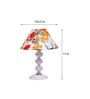 Multicolour Shade Table Lamp With Metal Base