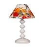 Multicolour Shade Table Lamp With Metal Base