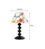 Multicolour Shade Table Lamp With Metal Base