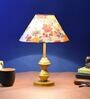 Multicolour Shade Table Lamp With Metal Base