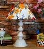 Multicolour Shade Table Lamp With Metal Base