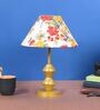 Multicolour Shade Table Lamp With Metal Base