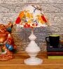 Multicolour Shade Table Lamp With Metal Base