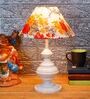 Multicolour Shade Table Lamp With Metal Base