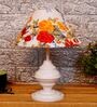 Multicolour Shade Table Lamp With Metal Base