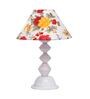 Multicolour Shade Table Lamp With Metal Base