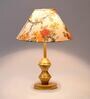 Multicolour Shade Table Lamp With Metal Base