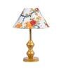 Multicolour Shade Table Lamp With Metal Base