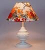 Multicolour Shade Table Lamp With Metal Base