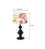 Multicolour Shade Table Lamp With Metal Base