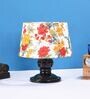 Multicolour Shade Table Lamp With Metal Base