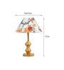 Multicolour Shade Table Lamp With Metal Base