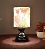 Multicolour Shade Table Lamp With Metal Base