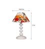 Multicolour Shade Table Lamp With Metal Base