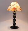 Multicolour Shade Table Lamp With Metal Base