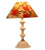 Tinsley Multicolour Fabric Shade Night Lamp With Metal Base