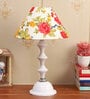 Tinsley Multicolour Fabric Shade Night Lamp With Metal Base