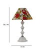 Tinsley Multicolour Fabric Shade Night Lamp With Metal Base