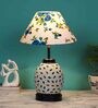 Multicolour Shade Table Lamp With Shade Table Lamp With Glass Base