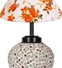 Multicolour Shade Table Lamp With Shade Table Lamp With Glass Base