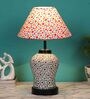 Multicolour Shade Table Lamp With Shade Table Lamp With Glass Base