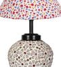 Multicolour Shade Table Lamp With Shade Table Lamp With Glass Base
