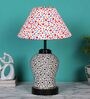 Multicolour Shade Table Lamp With Shade Table Lamp With Glass Base