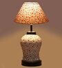 Multicolour Shade Table Lamp With Shade Table Lamp With Glass Base