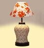 Multicolour Shade Table Lamp With Shade Table Lamp With Glass Base