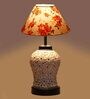 Multicolour Shade Table Lamp With Shade Table Lamp With Glass Base