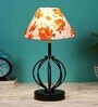 Multicolour Shade Table Lamp With Shade Table Lamp With Iron Base