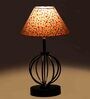 Multicolour Shade Table Lamp With Shade Table Lamp With Iron Base