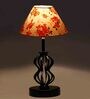 Multicolour Shade Table Lamp With Shade Table Lamp With Iron Base