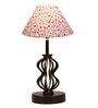 Multicolour Shade Table Lamp With Shade Table Lamp With Iron Base