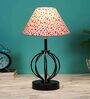 Multicolour Shade Table Lamp With Shade Table Lamp With Iron Base