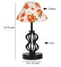 Multicolour Shade Table Lamp With Shade Table Lamp With Iron Base