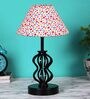Multicolour Shade Table Lamp With Shade Table Lamp With Iron Base