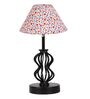 Multicolour Shade Table Lamp With Shade Table Lamp With Iron Base