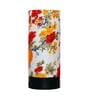 Francis Multicolour Fabric Shade Table Lamp With Wood Base