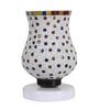 Multicolour Shade Table Lamp With Wood Base