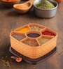 7 Sections Plastic Masala Box With Lid