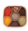 7 Sections Plastic Masala Box With Lid