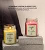 Rose & 2 Aroma Yellow & Red Soy Wax (Set of 2) Scented Candles