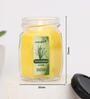 Earth Scent & Lemon Aroma White & Yellow Soy Wax (Set of 2) Scented Candles