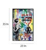 Multicolour Synthetic Wood Art Print