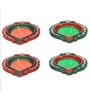 Multicolour Terracotta (Set of 4) Diyas